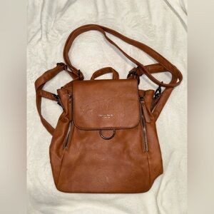 Darcy Marks Brown Leather Backpack